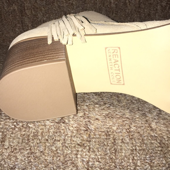 🤠NWT Reaction Kenneth Cole Genuine Leather Booties - Picture 7 of 8